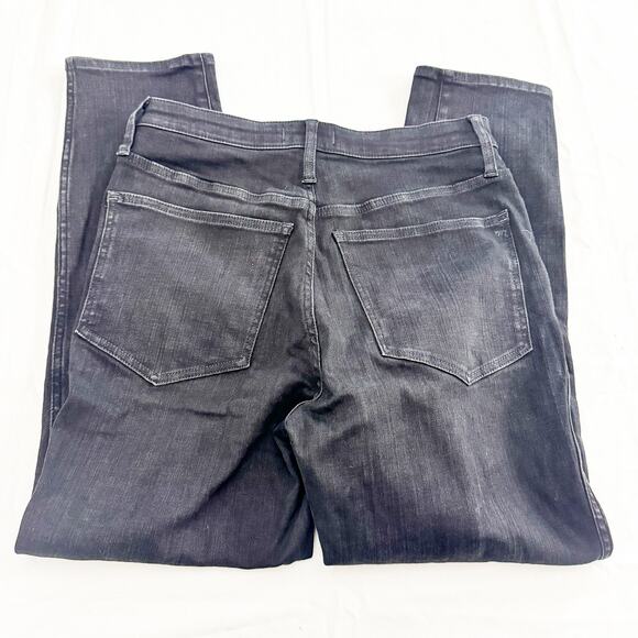 Madewell Curvy Stovepipe Black Denim Jeans Straight Leg Size 30 MINT - Picture 5 of 9